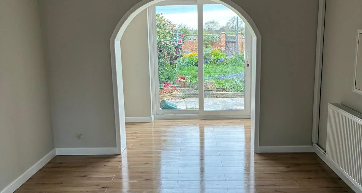 A bright room after a deep clean